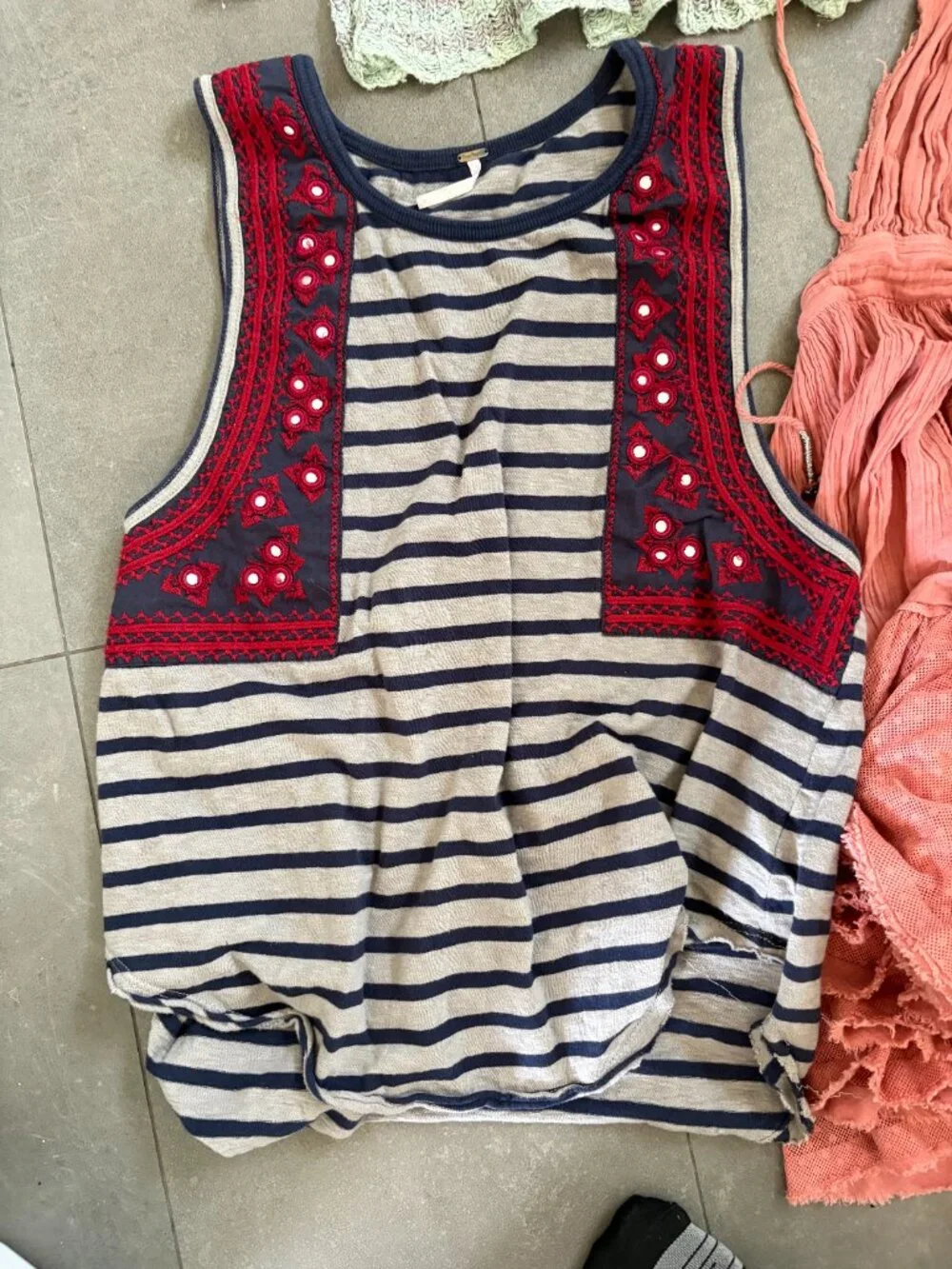 Free People Boho Clothing Bundle – 7 items: Tops, Sweaters & Dresses